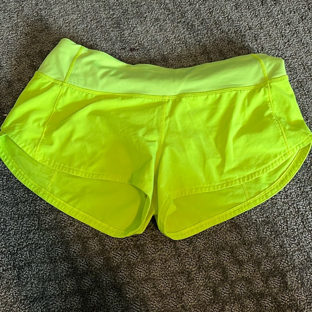 Neon Lululemon Shorts